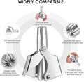 Mini Portable Stainless Steel Nose Hair Trimmer – Manual Safe Grooming Tool for Men & Women